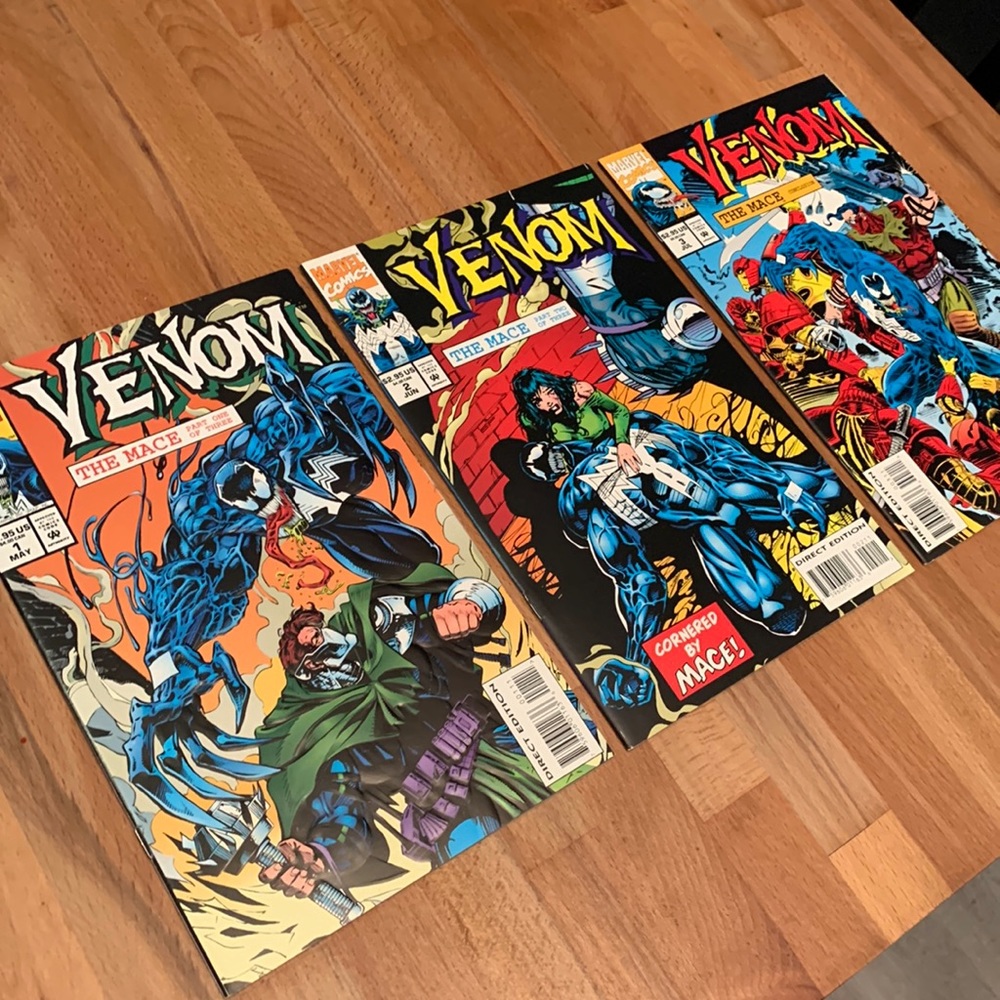 Venom The Mace (mini series, part 1-3) comics 1994
